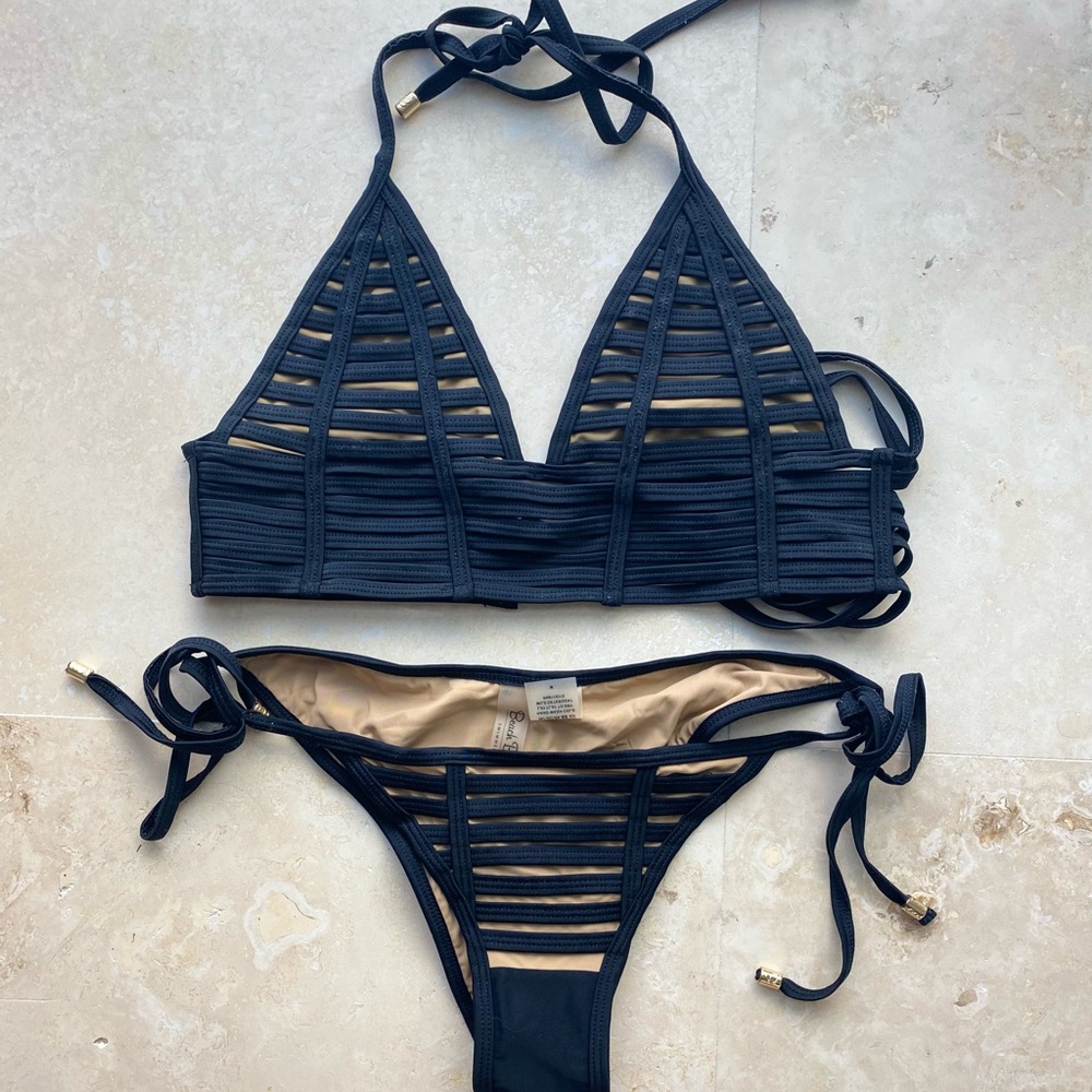 Beach Bunny Black Bikini M